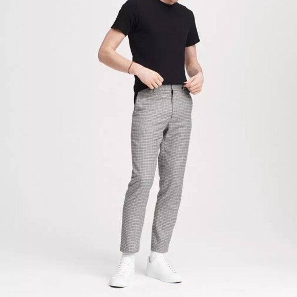 Rag & Bone Patrick Pant Grey Multi-Check Modern Fit Wool Blend Pant Mens 32 NWT - Picture 14 of 15